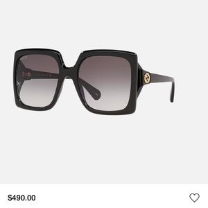 Gucci Oversized Black Sunglasses